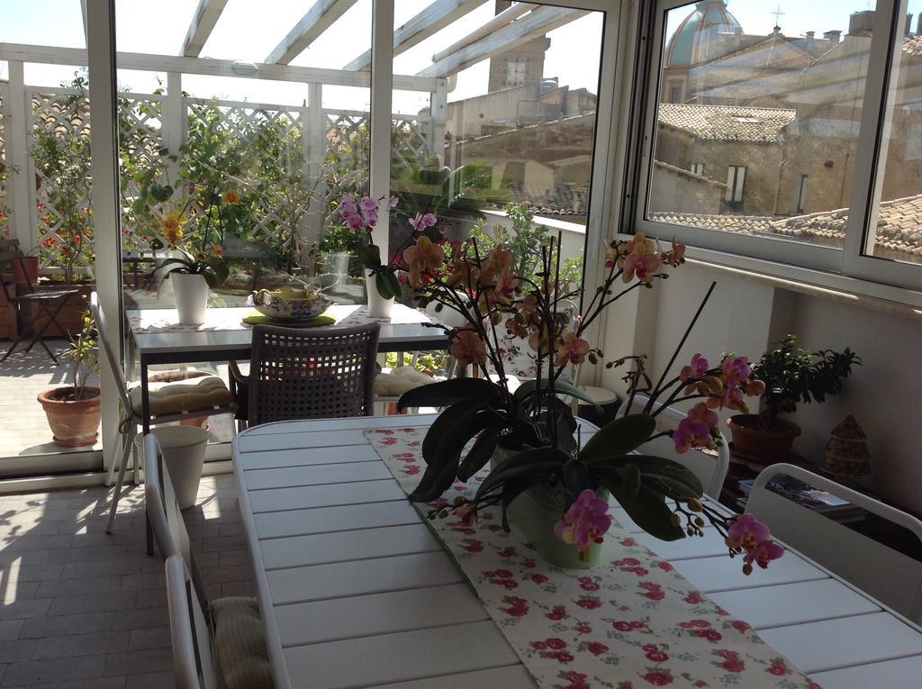 Attico Da Rosa Con Vista Spettacolare A 360 Gradi Apartment Caltagirone Exterior photo